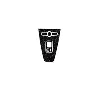 For Polestar 2 2021 2022 2023 Central Control Cover Protective Patch Car Right Hand Drive Auto Central Decoration Accessories Gear Shift Side Decoration Strip Trim(Flash black)