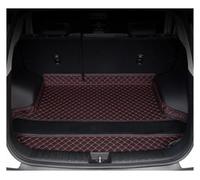 For Polestar 4 2024 2025 2026 2027 Waterproof Rug Rear Boor Mat Carpets Storage Pad Car Trunk Cargo Liner Full Coverage Boot Protector(Black redB)