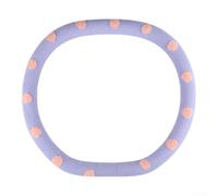 for polka Dot Steering Wheel Cover 38cm Non-Slip Textured Synthetic | Breathable sweat-wicking material fits round D-shaped double D-shaped wheels soft touch all-weather comfort