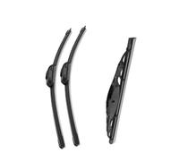 For Polo 9N 9N3 2002-2009 1set Front & Rear Windshield Wiper Blades Windscreen Replacement Blades