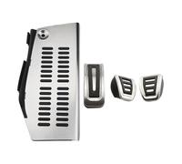 For Polo For VW For Golf 4 For Bora For Beetle For RSi For GTI R32 A3 For SEAT Car Stainless Steel Pad Foot Rest Car Styling Brake Pedal Cover(MT B with rest pedal)