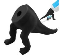 For Poop Making Toothpaste: 2.28 Inch Silicone | Funny Dinosaur Toothpaste Cap | Self-Closing Tooth Paast Dispenser | Bath Accessory