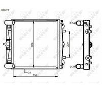FOR PORSCHE 911 996 3.4 97 to 01 Radiator 99610613150 99610613251