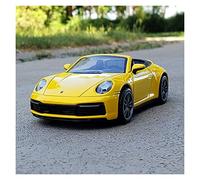 For Porsche 911 Carrera Cabriolet Alloy Car Model Open Door Pull Back Toy Car Vehicles Kit(2)