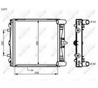 FOR PORSCHE BOXSTER 986 2.7 99 to 04 Radiator 99610613151