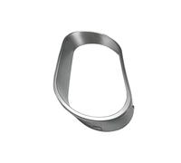 For Porsche Cayenne 2008-2010 Auto Rear Exhaust Pipe Cover Chrome Tail Throat Decor Panel Cap Protector Lid Garnish Decorative Items(DOUBLE ROW Right)