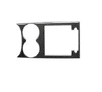 for Porsche for Macan 2014-2021 Center Console Cup Slot Panel Decoration Cover Car Stickers Interior WEFOLCC(Carbon Fiber Look)