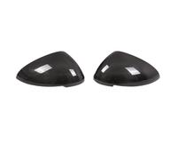 For Porsche For MACAN 2014-2022 Car Rearview Mirror Cover Modeling Accessories 2pcs Car Exterior Real Carbon Fiber Style FIXCOR(Black)