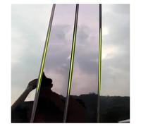 For Porsche For Panamera 2009 2010 2011 2012-2016 Car Door Window Pillar Posts Trim Covers Stickers Polished Pillar Posts(Black)