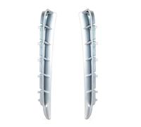 For Porsche For Panamera 2010-2016 Front Door Fender Side Grille Leaf Plate Air Outlet Decoration Cover Strip(Silver 1 pair)