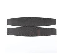 For Porsche For Taycan 2019-2025 Soft Carbon Fiber Car Front Seat Rear Back Panel Trim Sticker Automotive Interior Trim Panels(Black)