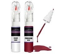 For PORSCHE KARMINROT M3C + Clear Coat Touch Up Paint Lacquer Fix Kit