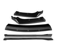 For Porsche Macan 2018-2021 Car Front Bumper Splitters Lip Body Kit Spoiler Side Skirts Extensions Accessories Exterior Modification(Matte Black)