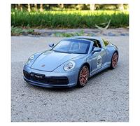 For Porsche Targa Convertible Sports Car Alloy Car Model Pull Back Sound And Light Racing 1:32 Vehicles Kit(1)