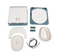 for Portable Toilet, Foldable Commode Chair with Strong Load Bearing and Wide Seat for Adults, Elderly and Pregnant Women