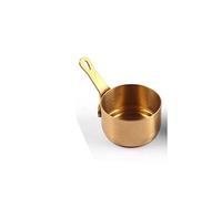for Pot Gravy Stainless Steel Milk Pot Sauce Pan Non Small Saucepan Boiling Eggs, Warming Milk | Cooking Pots & Pans -Gold(100ML)