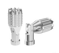 For Potensic Remote Joysticks Alloy Construction Folding Telescopic Thumb Handle Precision Control Compact 2PCS Gray Silver Fits Various Controllers(Silver)