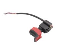 for Powermaxx Cordless Drill Trigger Switch for Sb12bl Sb18lbl Bs18lblq Ssd12bl Bs12blq - 7. 2-24v 16a Plastic Metal Construction Black/red(1PC)