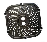 For PowerXL For Vortex Pro 8QT Air Fryer Plus Replacement Grill Plate, Carbon Steel Nonstick Tray with Tabs for Secure Fit and Easy Maintenance (19.4 * 19.2cm)