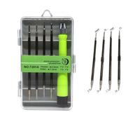 for Precision 5-in-1 Magnetic Screwdriver Bit Set for Fine Electronics Repair - Compatible with Watch, for iPhone, and Timepiece Maintenance, Chrome-Vanadium Steel (7391A)