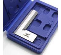 for Precision Edge Square Ruler for Machinists and Engineers, Stainless Steel 90° Right Angle Measuring Tool with Bevelled Blade, Ground & Lapped Beams, Grade 1 Squareness Tolerance (63×40mm)