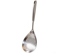 for Premium 316 Steel Slotted Spoon Large Hole Skimmer for Deep Frying Boiling Vegetables Ergonomic Wood Handle Kitchen Tool 42cm(316 A)
