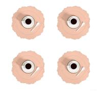for premium Faux Leather Placemats 4 Pack Scratch Resistant Dinner Mats for Home for hotel Decor Easy Clean for surface Guards 15x14.5 Inch(pink)