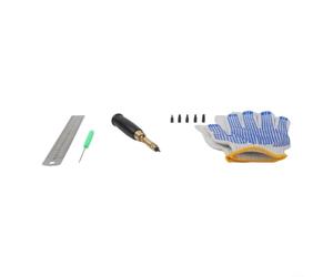 For Premium Japanese Style Screw Punch Set With Six Drill Sizes For Flexible Hole Making In Crafting Tasks Complete With Storage Box Ruler And Extra Needle