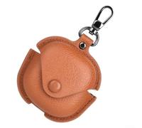 for premium Leather Case for Samsung for galaxy Buds 4 Pro - Shockproof Protective Cover with Soft Lining - Drop Resistant Earbud Shell - Black(Khaki)