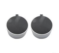 for premium Metal Stove Knobs Pair for Gas Cooker Hob Oven 8mm Shaft High Temperature Resistant Control Dials Fit Black Replacement Parts(2)