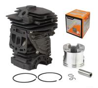 for premium MS251 Cylinder Assembly for durable for forest Tool(B) | Fits MS251 models, 0.65kg light weight, seamless replacement, forestry saw part, easy handling