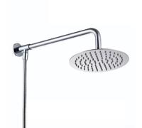 for premium Rainfall Shower Head 150mm Round Design - Adjustable Overhead Kit with Flexible Hose for Low Water Pressure