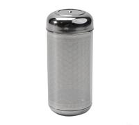 for premium Stainless Steel Tea Infuser Ball, Fine Mesh Strainer for Loose Leaf Tea and Spices, Slim Lid Design Fits Wide Mouth Bottles, Reusable and Dishwasher Safe, Silver(L)