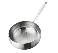 for premium Steel Wok 28cm Hand Hammered Texture for premium(28) | Hand-hammered steel for surface, natural non-stick effect, PTFE free, healthy food preparation, traditional craft