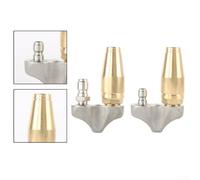 For Pressure Washer For Turbo Reverse Nozzle Engineered for Drain Line Jetting and Sewer Pipe Cleaning at 3000 PSI and 140 F Ratings (3/8)