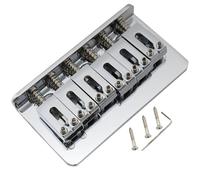 For Pro 54mm(2-1/8 inch) Modern Hardtail Fixed Bridge for ST for Tele Style Electric Guitar(Chrome)