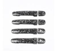 for Probox for Succeed 2002-2016 Forged Pattern Carbon Fiber Chrome Car Door Handle Cover Trim Styling Accessories Auto Parts(Style 4)