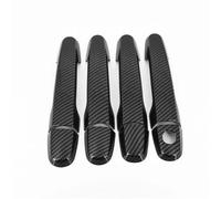 for Probox for Succeed 2002-2016 Forged Pattern Carbon Fiber Chrome Car Door Handle Cover Trim Styling Accessories auto Parts(Style 1)