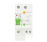 for Protection C Mount Rail Type Earth Leakage Circuit Overload Leakage Short Breaker 63a Ac230v/400v Small Rcbo Pc Housing Din 1pn Circuit Pressure Plate Wiring