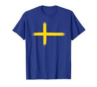 For Proud Swede or Swedish Pride on Sweden Day A Sweden Flag T-Shirt