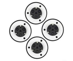 For PS1 For PSX Spindle Hub CD Holder Replacement for CD Tray Motor Cover Assembly Supporting DC Motor and Analog Signal Format (4PCS)
