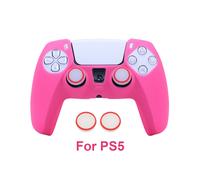 (For PS5 Pink) Luminous Glowing in Dark Protective Cover For PS3 PS4 PS5 Xbox Switch Pro Game Controller Skin Silicone Covers Accessories