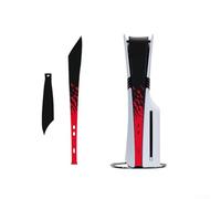 For PS5 Pro Center Skin Cover Center Sticker, For PS5 Pro Dust Cover, For PS5 Pro - PVC Dust Filter, Anti Pet Hair for PROTECTION (Red)