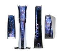 For PS5 Pro Console Carbon Fiber Skin Sticker Cover Film Host Center Decals Game Console Accessories (PS5CQ-Pro-0033)