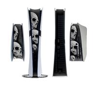 For PS5 Pro Console Carbon Fiber Skin Sticker Cover Film Host Center Decals Game Console Accessories (PS5CQ-Pro-0061)