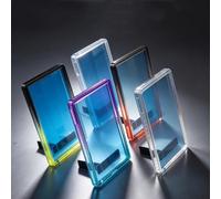 for PSA for TCG 35PT 360° Full Coverage TPU Card Slab Case with Hidden Stand Shockproof UV Protection Graded Card Storage Sleeve 3-in-1 Gradient Protector Holder Bumper Guard