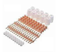 For PT-31 Compatible For Plasma Consumables 100pcs for CUT-40 For CUT50 For Plasma Cutting Equipment Electrodes Nozzles Shield Cups Swirl Rings