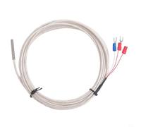 for Pt100 Sensor Probe, Stainless Steel 304, 3-Wire for Industrial Thermometers, -50°C to 450°C, A-Class Accuracy, 4 mm(4meter)