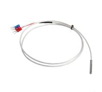 for Pt100 Sensor Probe, Waterproof Stainless Steel 304 Thermistor with 3-Wire for -50℃ to 450℃ Measurement, A Accuracy Class, 4mm x(1meter)