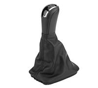 For Fabia-PU Leader 5 Speed Gear Shift Knob Manual Shifter Knob with Gaiter Boot Cover